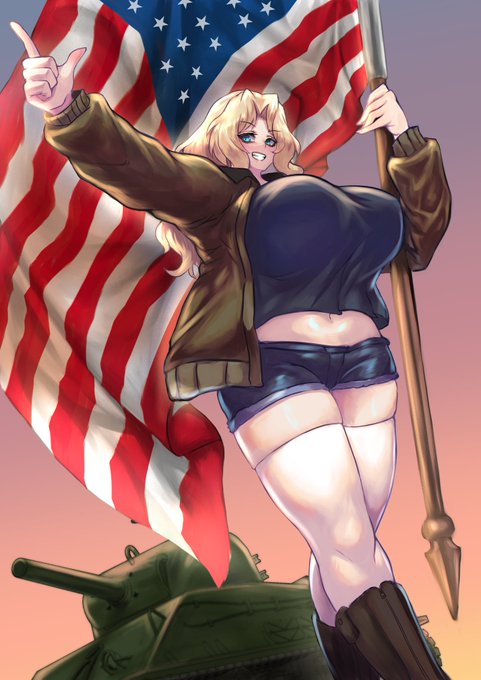 The goddess of victory smiled at us. 