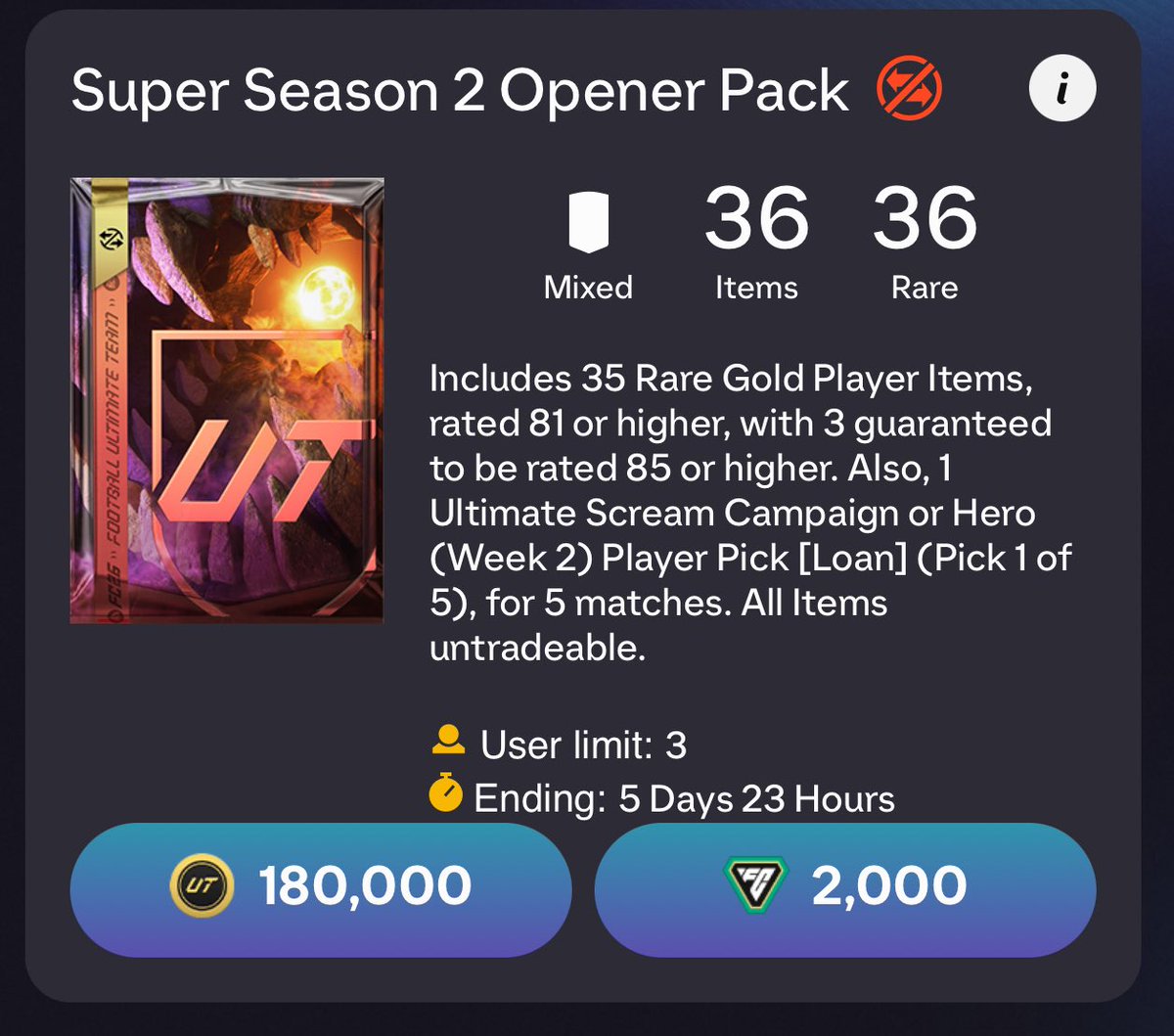 🚨HUGE 180K PACK GIVEAWAY🔥🔥🔥

• ✅ Follow me &amp; <a href="/KFutCoins/">Fut Coins, Accounts & WL</a> 
• ✅ Like + RT
• ✅ Comment your console 

Winner Announced Soon🔥🔥