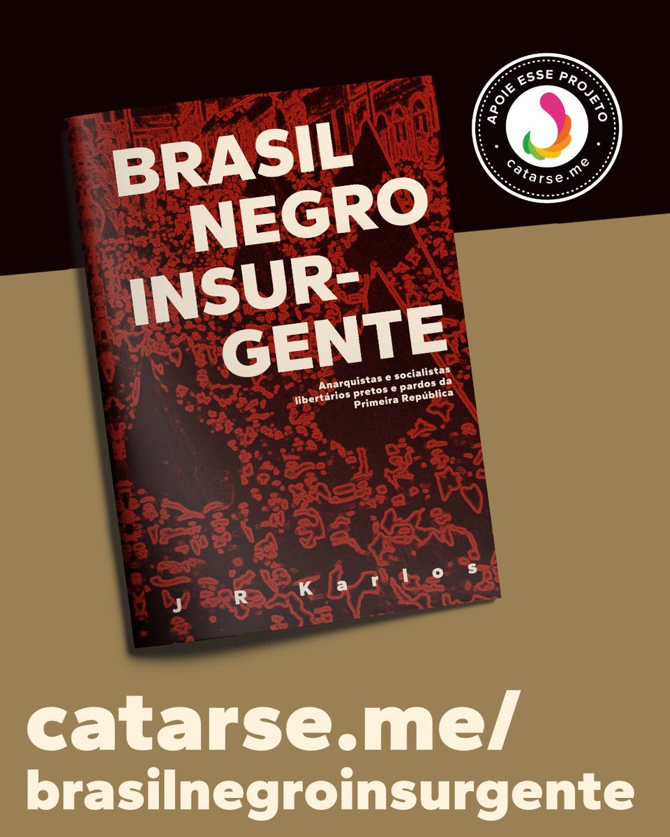 Este é mais do que um livro de história. É um gesto de reparação e de memória. Cada exemplar ajuda a reconstruir as trajetórias de negros e negras que lutaram contra o racismo, a exploração e o apagamento, dentro e fora do movimento operário. catarse.me/brasilnegroins…