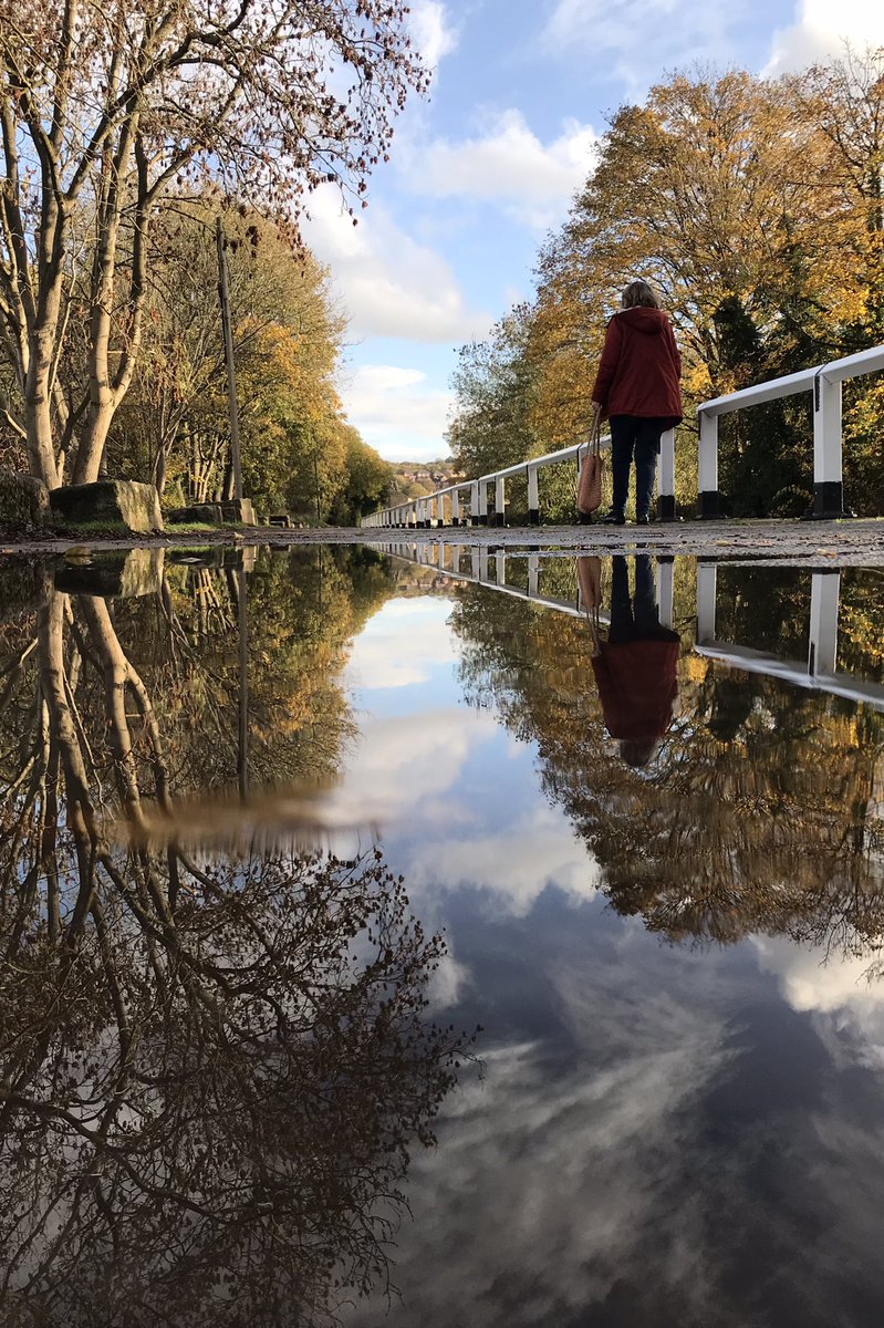 appertunity's tweet photo. #Bradford @CanalRiverTrust #ApperleyBridge #Autumn #photography #reflections #Leeds #Liverpool #Canal #Waterways #bradford2025 https://t.co/CKWyXtFHPu
