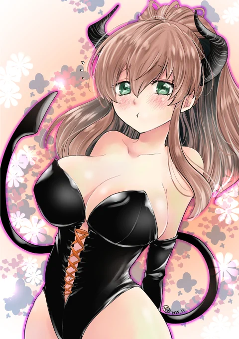 次のメンテまではハロウィンだから と言う事で嫁に仮装してもらう