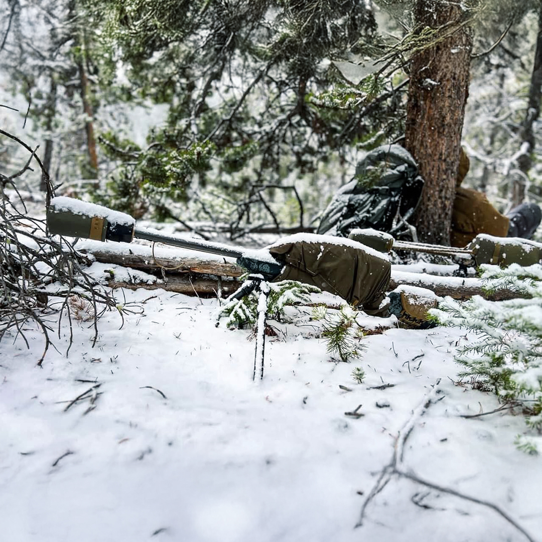 theFEROXGear's tweet photo. Customer-supplied photo with a UL Rifle Wrap keeping their rifle ready in the middle of a snowstorm. #FEROX #FEROXGear #americanmade #madeinusa #happyhunting #longrangehunting #staysavage #bedefiant #livewild https://t.co/ELOihpLXPD