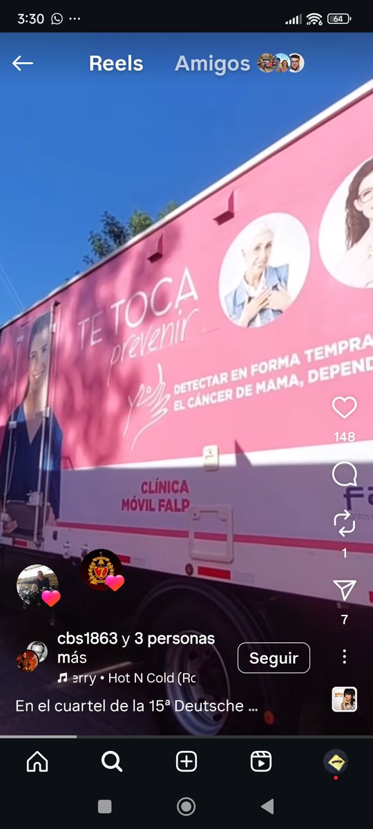 Super_CBS_Chile's tweet image. En la @15feuerwehr del @cbsantiago el 29, se realizó la actividad de la Clínica Móvil de la Fundación Arturo López Pérez @FALPfundacion realizando mamografías a bomberas y funcionarias de la Institución, para cerrar el Mes de la Prevención del Cáncer de Mama @CencoMallsCL