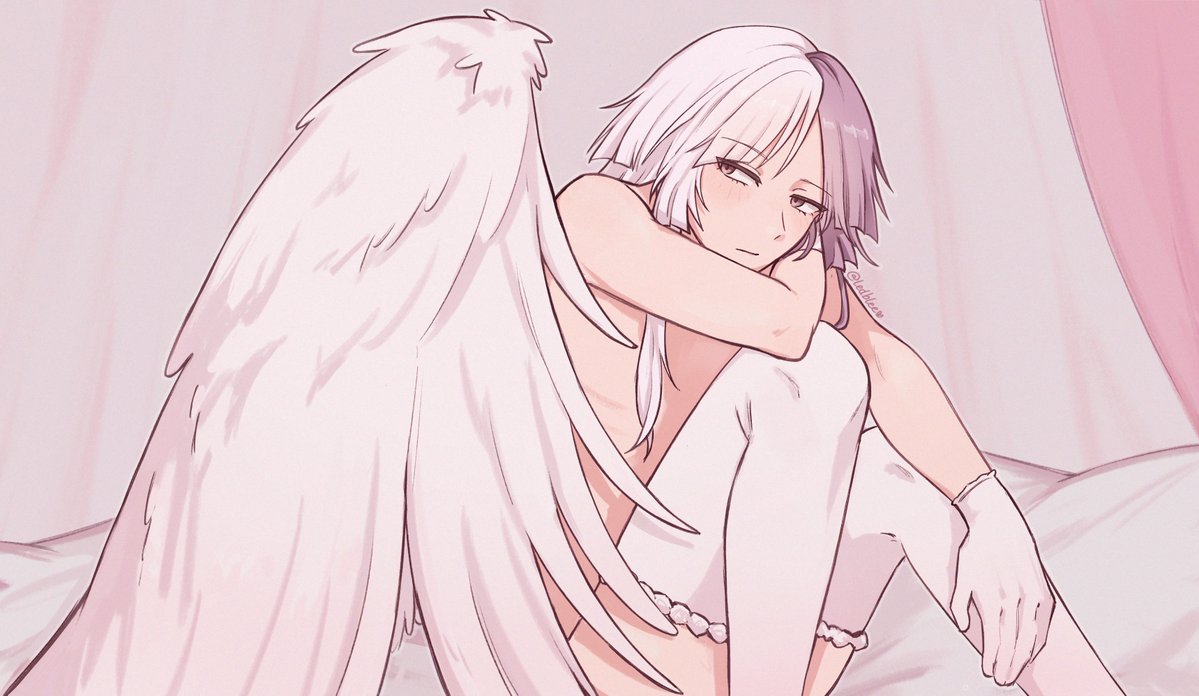 ledblee's tweet image. sigma as angel devil in THAT scene.. #sigmabsd #bsdtwt