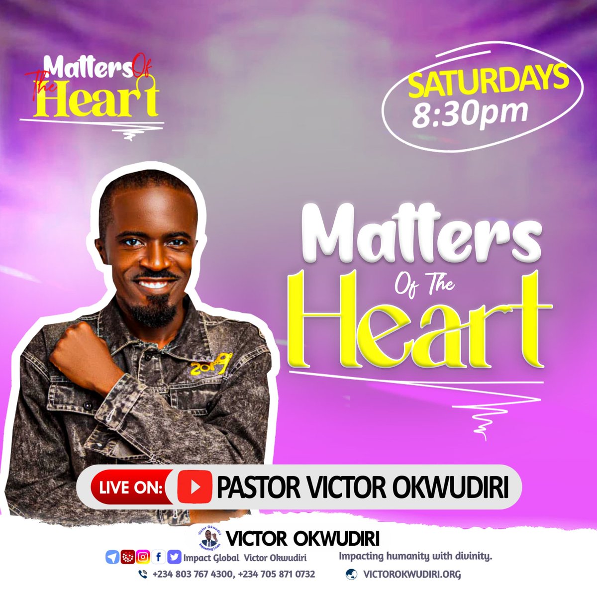 VictorOkwudiri's tweet image. 8:30pm TODAY. Let&apos;s talk. 

#PHH #ImpactGlobal