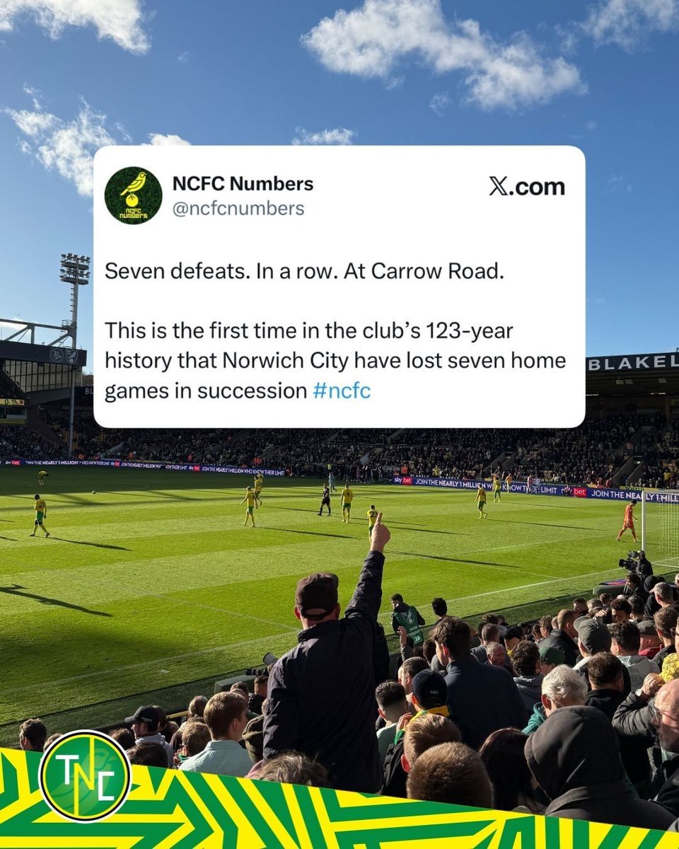 🫩 Historical data. 

#NCFC 🔢 <a href="/ncfcnumbers/">NCFC Numbers</a>
