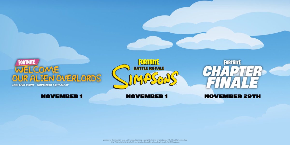 Fortnite november calendar