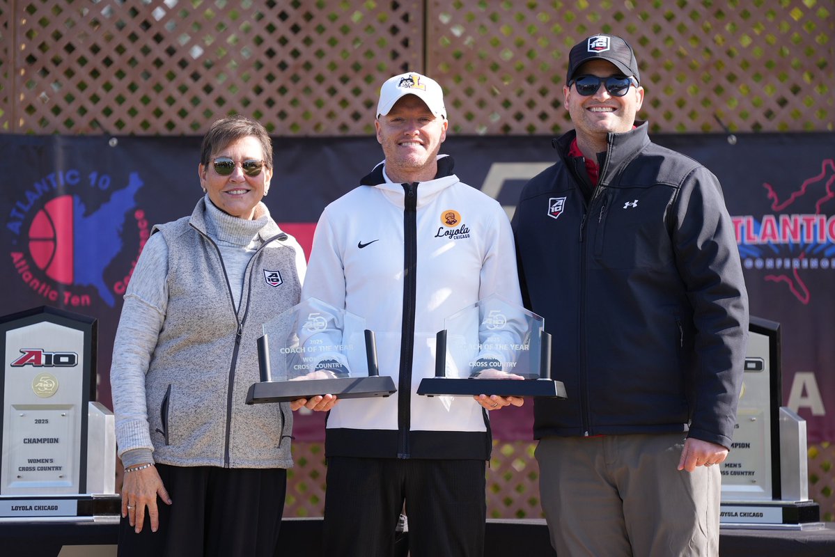 Make that 7️⃣ <a href="/atlantic10/">Atlantic 10 Conference</a> Cross Country Coach of the Year honors for Gavin Kennedy 🏆🫡