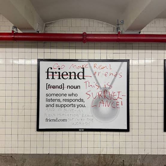 This year’s last minute costume…
friend.com subway ad