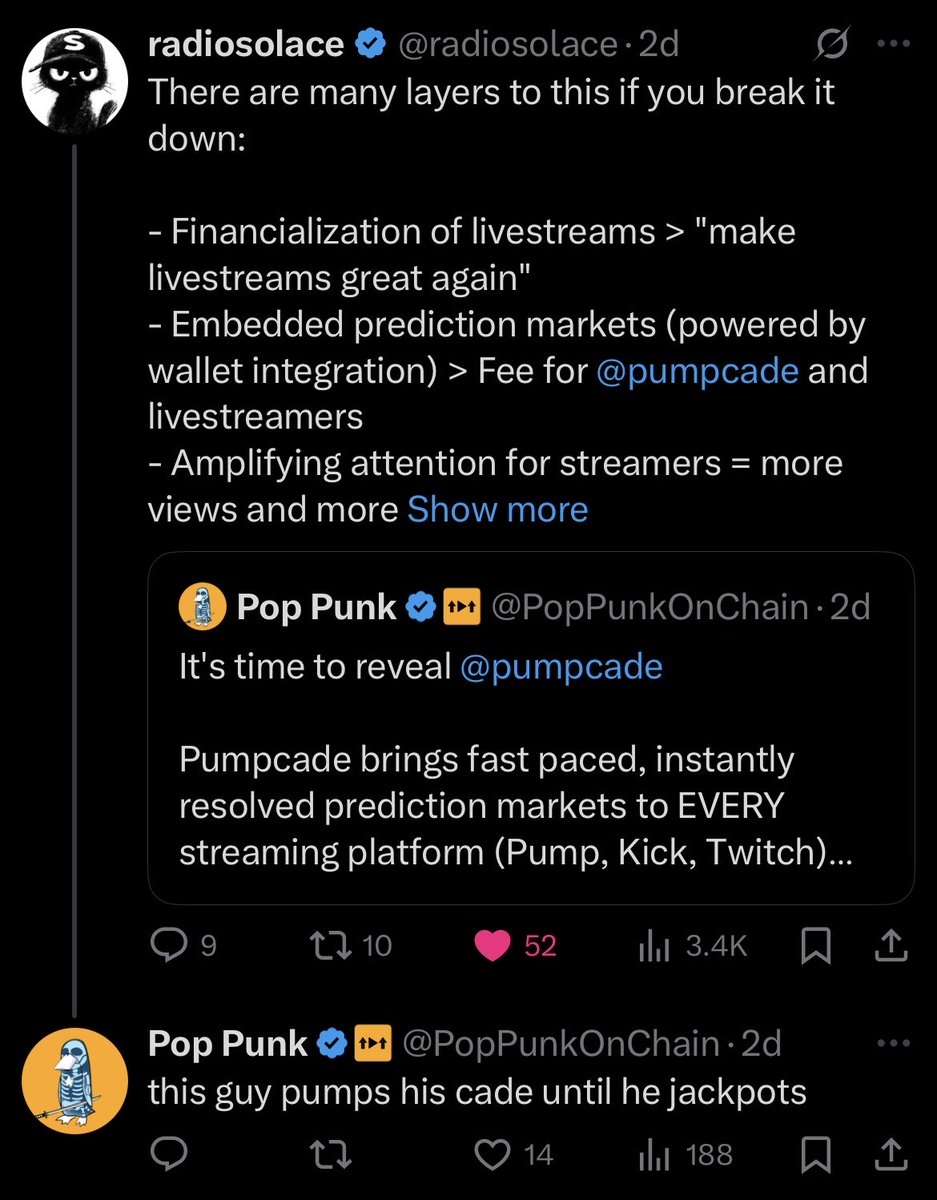 Bringing this up once. Don’t want it to get too popular yet. 

It might be a great idea to accumulate $Osrstream 

2zedBjBhYGSepXLSDP5ZrNTYLhy4b22PjS34LQkuuq3C

It’s a $Pumpcade project that needed $Pump to be upgraded to work. 

Pumpcade is already a sleeping GIANT!