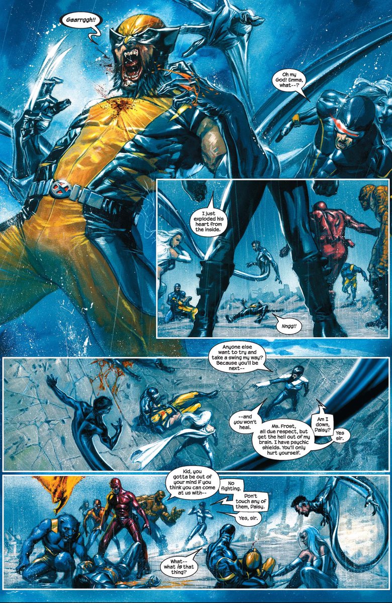 loverenzo_'s tweet image. Quake exploding Wolverine's heart from the inside.