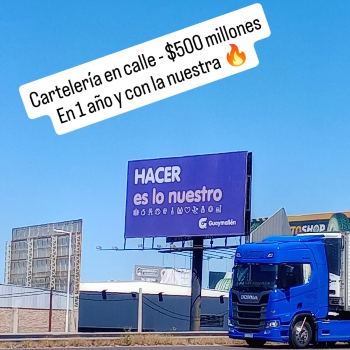 🚨 $1.000 millones en Pauta  terminará gastando la <a href="/MuniGuaymallen/">Guaymallén</a> en 2025, mi cálculo según la estadística es que la mitad es cartelería de calle como la de la foto que la saqué hace unos minutos.
Así gastan nuestro dinero los intendentes y los beneficiarios son unos pocos..👎