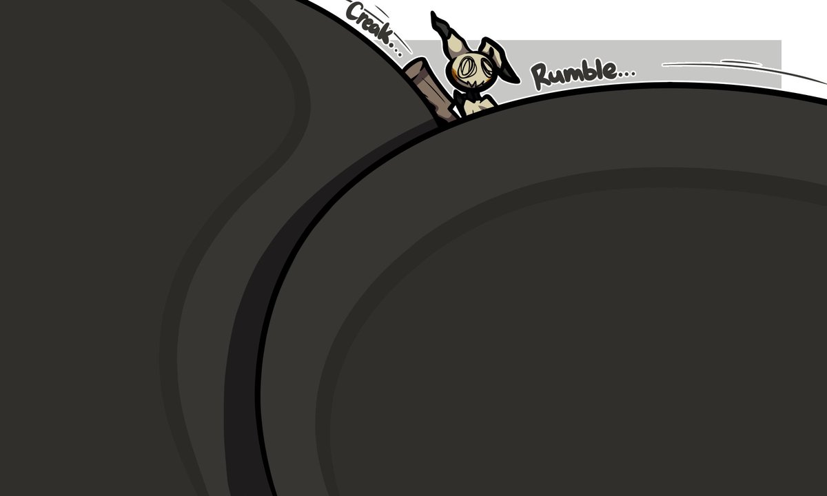 (Commission For <a href="/BepBepBepBe/">BepBepBe(AUGUST 16TH 🎂)</a>)

Massive Mimikyu 

#bodyinflation