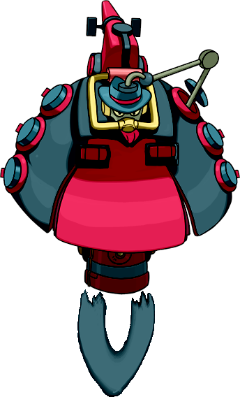 "Big Band only knows one chord, but you'd better believe he'll play it all night and then some."

"Power-rocking Mayhem"

Damage: crushes characters with his Giant Step
Damage: bashes sonic blast when metal music plays
Special: launches Peacock when damaged