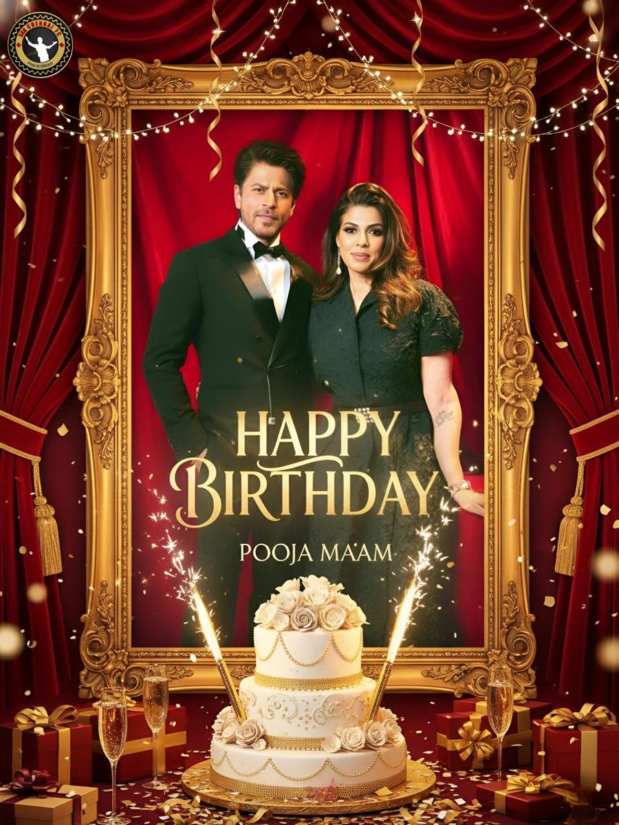 SRKCHENNAIFC's tweet photo. Behind every superstar’s journey, there’s someone who makes the magic flow seamlessly. The woman who manages the world’s biggest superstar with elegance & love! 🌟✨ ❤️
Happy Birthday to the ever-graceful @pooja_dadlani mam who always shine through. 

@iamsrk #HappyBirthdaySRK #HappyBirthdayPoojaDadlani #SRKDay #KingKhan #King #SRKDay2025