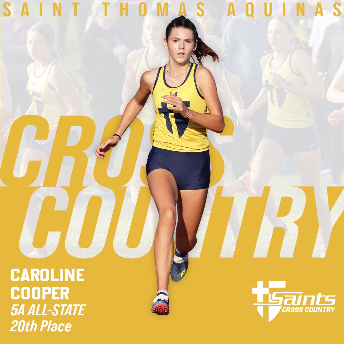 Congratulations to Caroline Cooper on her Kansas 5A All-State performance! Caroline places 20th in the State Championship meet. <a href="/STAsaints_TF_XC/">Saints Track & Field and Cross Country</a>