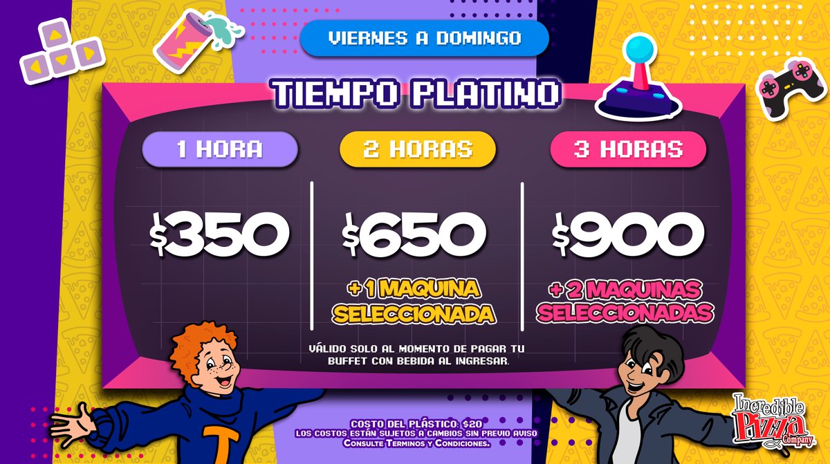 IPCMTY's tweet photo. ¿Buscando el plan perfecto? ¡Aquí lo tienes! 🤩

El aburrimiento NO existe aquí. 🚫 Prepárate para un día lleno de risas y momentos épicos.🤠💖

¿Qué esperas? ¡Lánzate ya y ven a pasarla INCREÍBLE! 🚀

#ipcmty #incrediblepizza https://t.co/DilA5QPVJ4