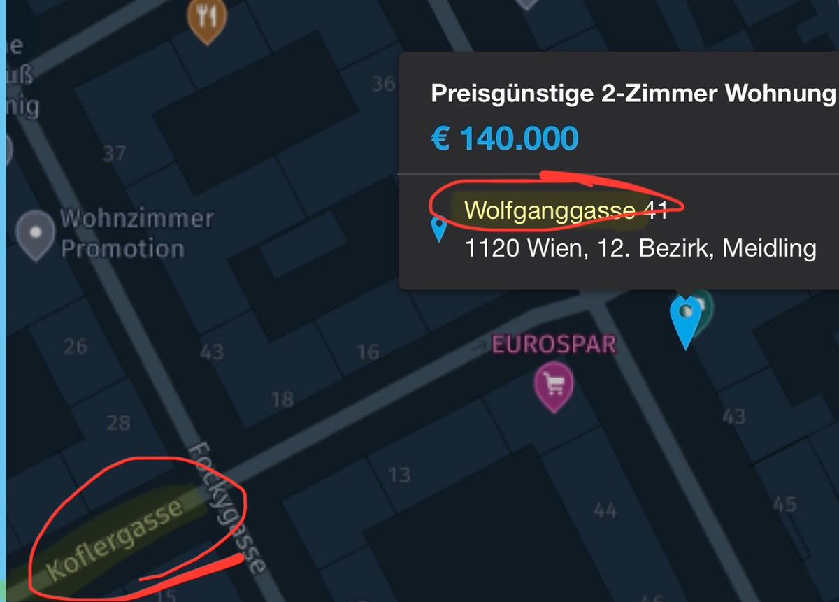 kofi2go's tweet image. Ok, lustige Kreuzung. Falls wer eine Wohnung sucht. 😂