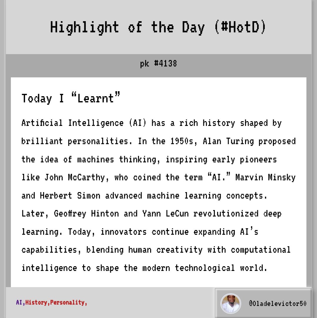 learnpool_fun's tweet image. 🦉 Highlight of the Day (#HotD) - 258

Congrats to @oladelevictor50 for winning today’s #HotD!

Is their submission verifiable?
Is it accurate?

Know something worth sharing?

Submit on the pk platform to generate a #LearnNFT on @Solana and stand a chance to earn $LEARN tokens