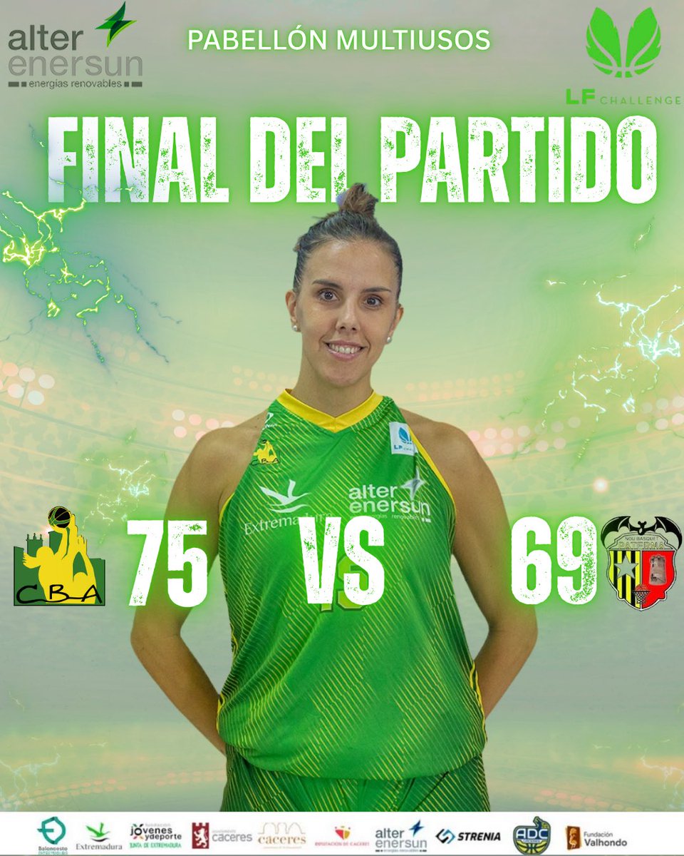 cb_alqazeres's tweet image. 🕢 Final del partido.

✅ Gran victoria de nuestras guerreras en el Multiusos 

🟢Alter Enersun Al-Qázeres 7️⃣5️⃣
⚫️ @basquetpaterna 6️⃣9️⃣

#TuAlientoNuestraVictoria💚💛