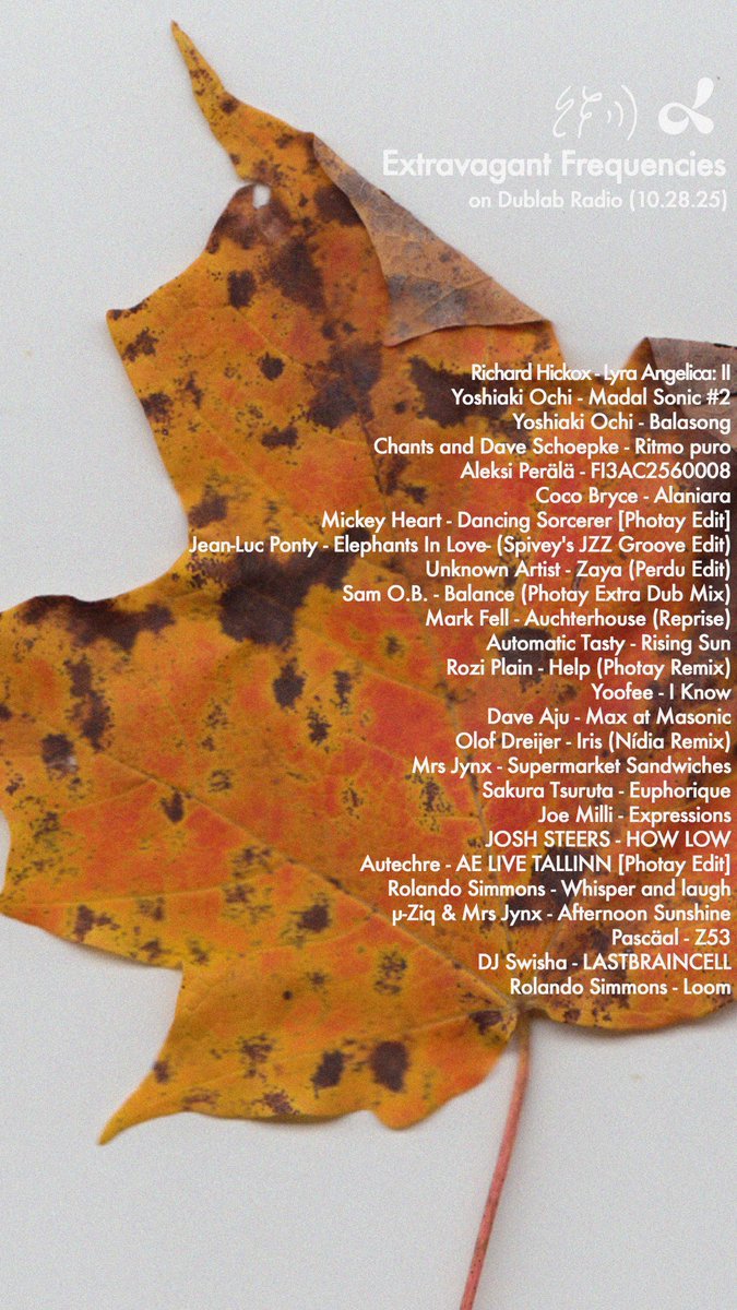 photayy's tweet photo. Tracklist: https://t.co/sd41mCmhxV