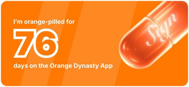Meelerh_Web3's tweet image. I&apos;ve been Orange-Pilled and Seeing Signs for 76 days 👀🧡🐉.Join the app and be a better version of yourself!
orange.sign.global/app?user=WAEQH…