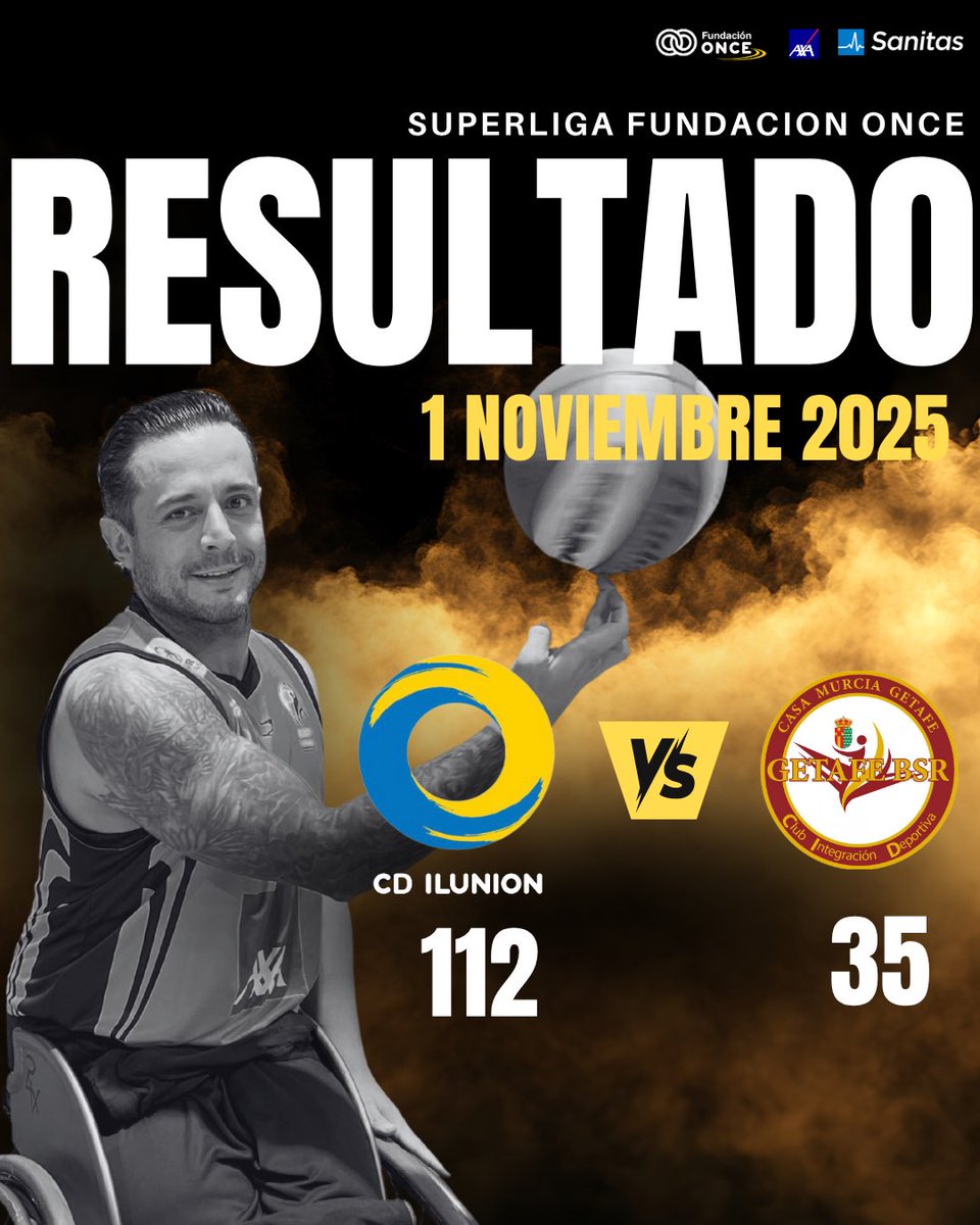 La primera se queda en casa💪💛💙 

1️⃣1️⃣2️⃣ @cdilunion 
3️⃣5️⃣ @rehatransgetafebsr

<a href="/Fundacion_ONCE/">Fundación ONCE</a> 
<a href="/FundacionAXA/">Fundación AXA</a> 
<a href="/ILUNION/">ILUNION</a> 
<a href="/sanitas/">Sanitas</a> 
<a href="/F_Sanitas/">Fundación Sanitas</a> 
<a href="/BsrEspana/">BSREspaña</a>