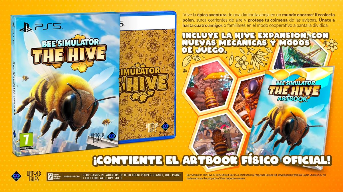TusGangasGaming's tweet image. Bee Simulator: The Hive 🐝

🚨 Ya en reserva 🚀

PS5 - 29,99€ 

🔸 amzn.to/3Ww0alx

📅 12 de diciembre

#Beesimulator

Información sobre NOVEDADES Y RESERVAS en nuestro canal:
🔸 t.me/TusGangasGamin…
