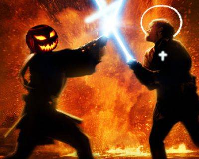 EEquidistante's tweet image. Hoy toca pelear por nuestra identidad contra esa Europa de cartón piedra allende los océanos. Halloween es el (pen)último clavo en el ataud de las culturas europeas. La disolución total es inminente.