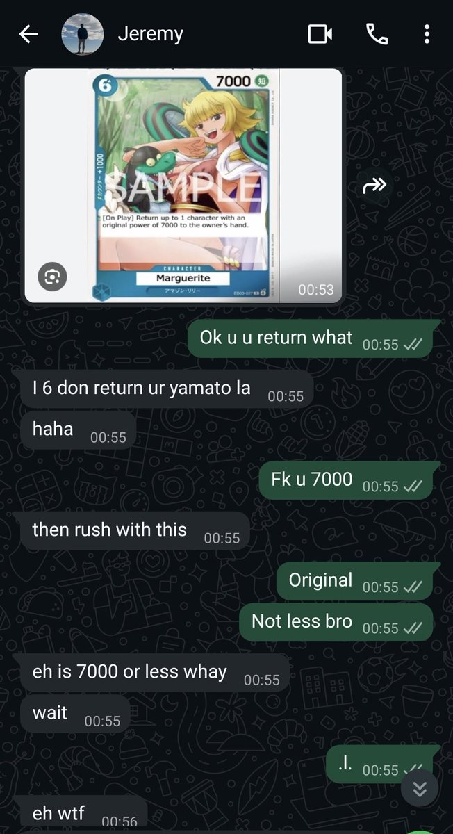 Man got saved 12hrs before the tournament🤣 If it weren't for me, man would still be playing this useless card in his deck