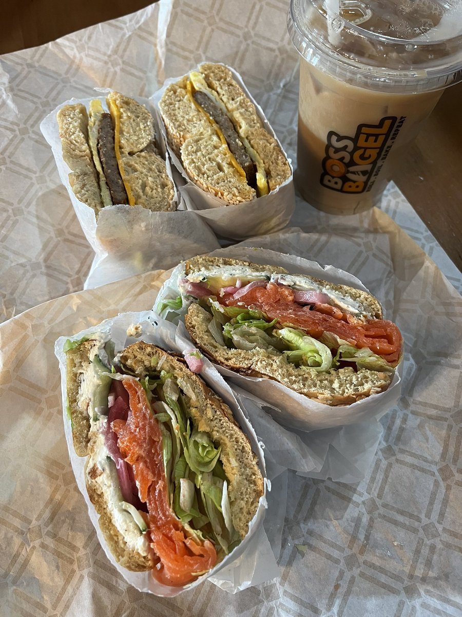wholesoulfoods's tweet photo. lox bagel for lunch! 😛 https://t.co/beL1B1Uo0r