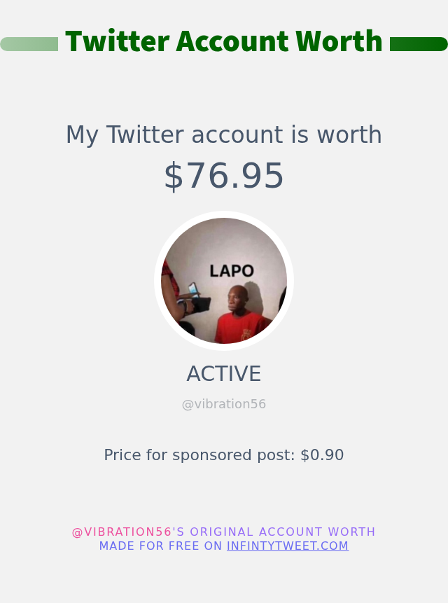 ACTIVE (@vibration56) / Posts / X