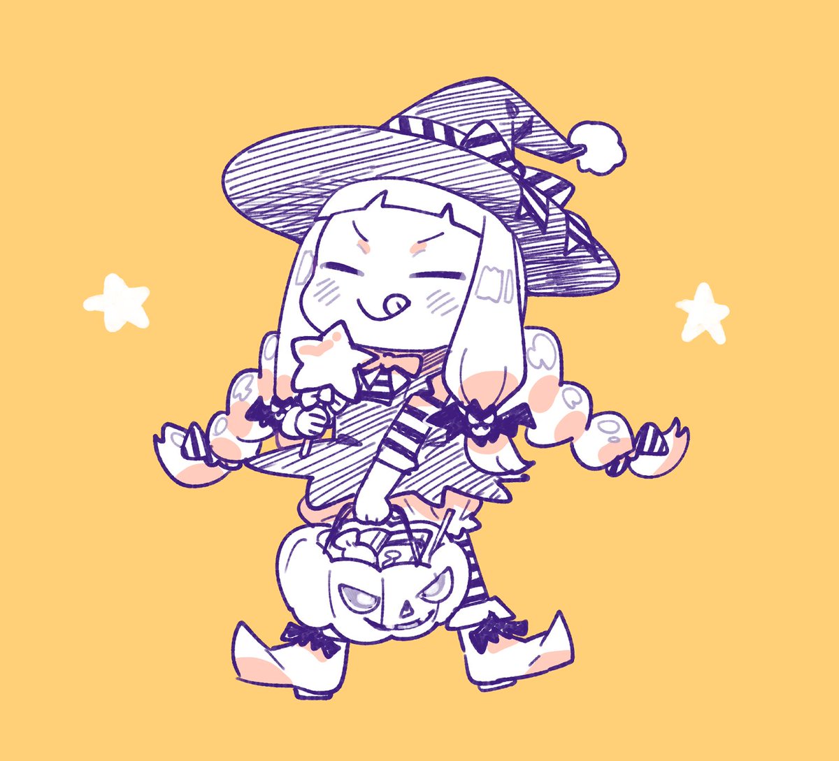 After Halloween,day1🎃
🍭🍬🍫🍩🍪🍿
ハロウィンで貰ったお菓子が日に日に減る前の仁奈ちゃん