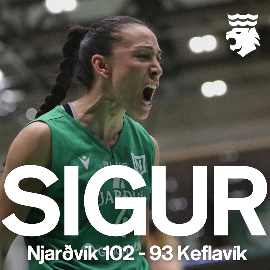 Frábær sigur á nágrönnum okkar í Keflavík! 💚

Lokatölur leiksins 93-102 í virkilega hröðum og fjörugum leik
Brit var frábær að vanda með 34 stig, 8 fráköst og 6 stoðsendingar
Pau með 26 stig, Dani nálægt þrefaldri tvennu með 18/13/7

Virkilega sterkur sigur! 

Áfram Njarðvík!