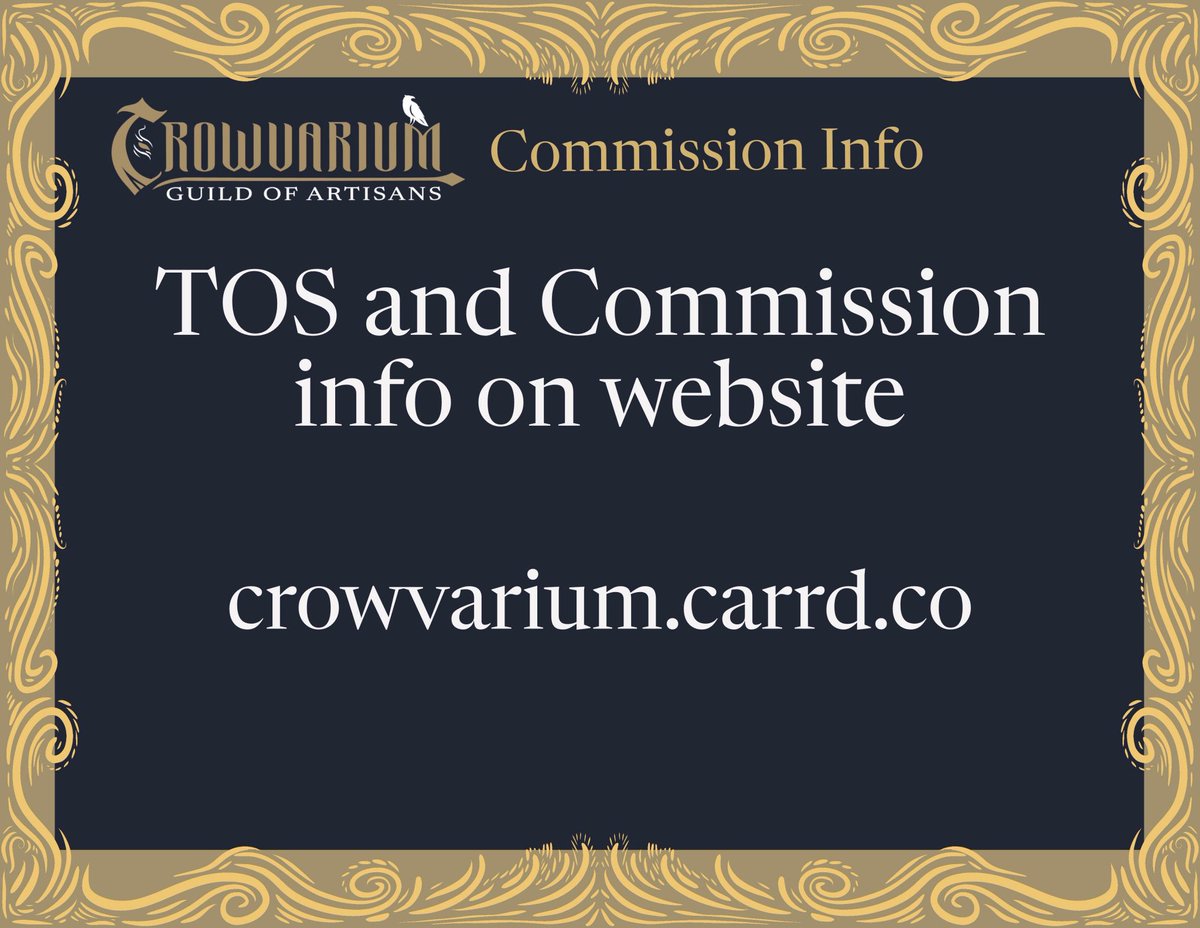 Krow CrowVarium (C0MMS 0PEN) tweet media