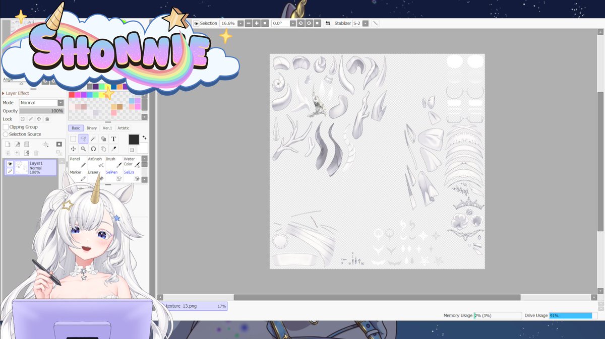 ShonnieVT's tweet image. A small test stream editing some Prism Model textures!

Will probably be scuff but shall see how it goes! Please feel free to pop along and let me know if something doesn't look/sound right💙

twitch.tv/shonnie_ 🦄🌈
