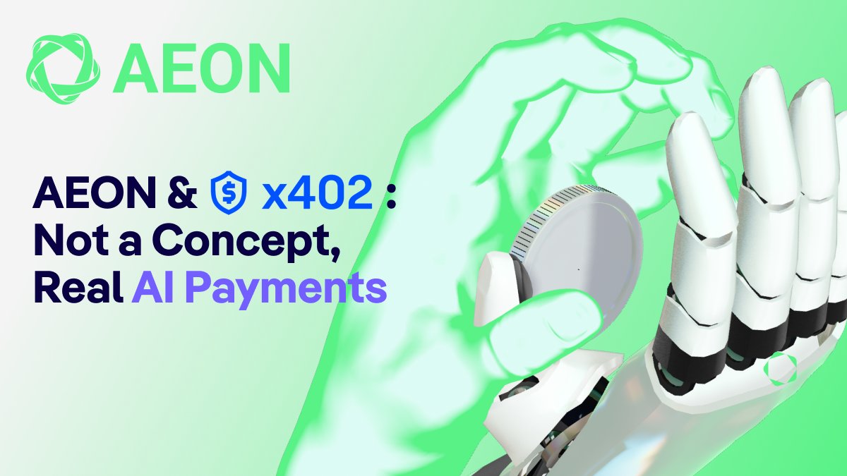 Bobbykatto's tweet image. Imagine your AI assistant grabbing your coffee. ☕🤖

That’s #AEON — where automation meets crypto utility.
AI-powered wallets that think, shop, and pay for you.

Futuristic? Maybe. Real? Absolutely. 🌍
👉 t.me/AEON_Pay_bot
@AEON_Community 
#AIPayment  #x402Protocol