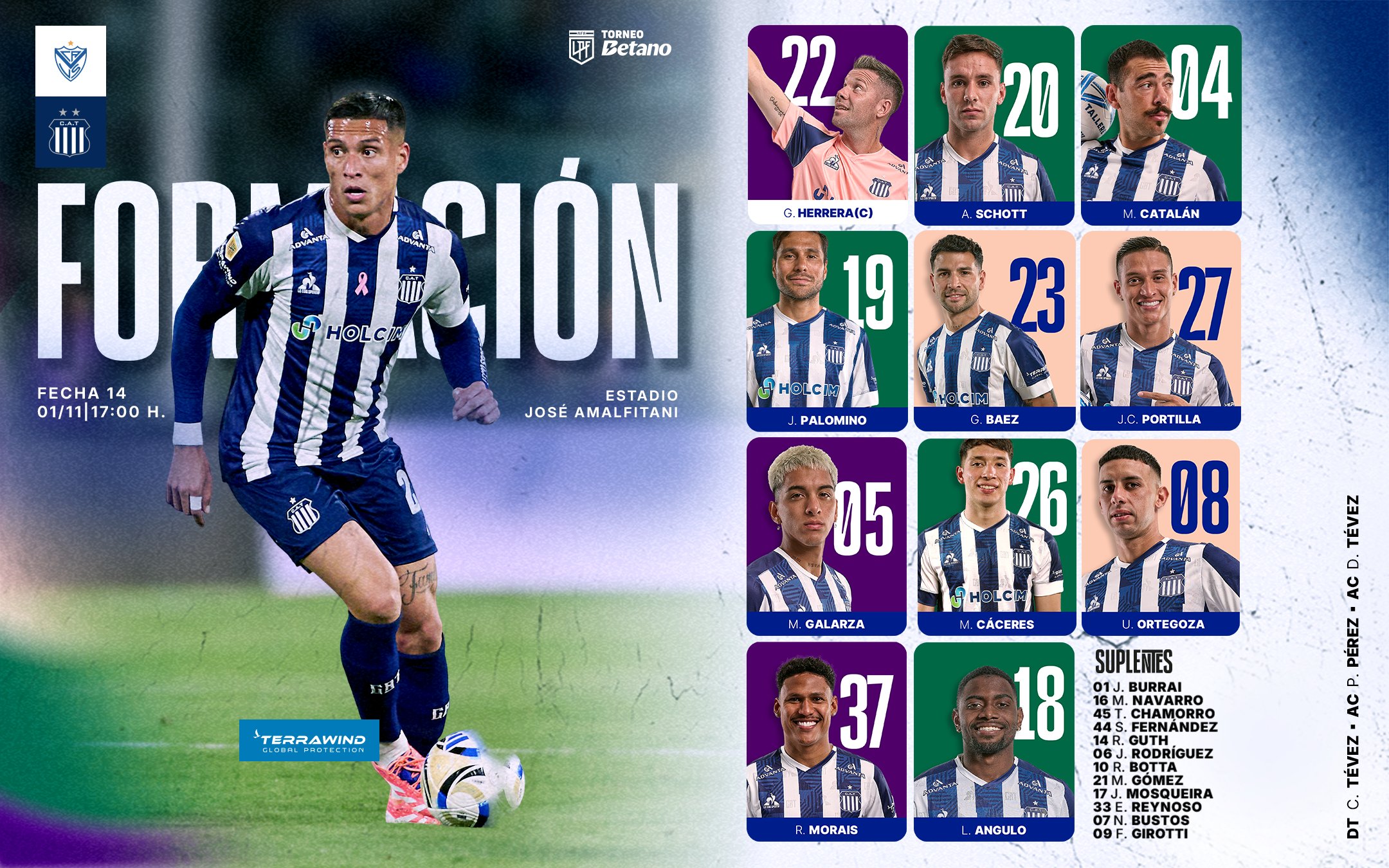 Tres puntos de oro: Talleres le ganó a Vélez como visitante • Canal C