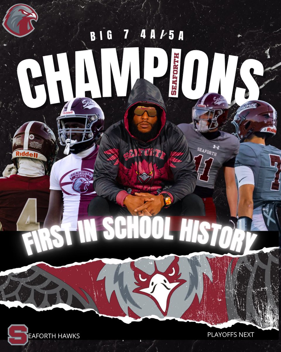 Congratulations to your Seaforth Hawks -  2025 BIG7 4A/5A Co Conference Champions