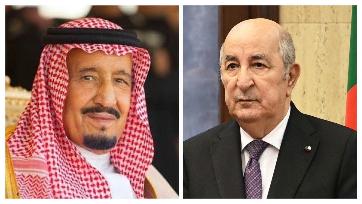 وجّه خادم الحرمين الشريفين سلمان بن عبد العزيز آل سعود ملك المملكة العربية🇸🇦، تهانيه للسيد رئيس الجمهورية بمناسبة ذكرى اندلاع ثورة التحرير المجيدة، متمنيا له أصدق التهاني وأطيب التمنيات بدوام الصحة والسعادة، ولحكومة وشعب الجمهورية🇩🇿اطراد التقدم والازدهار
facebook.com/share/p/1GF2oP…