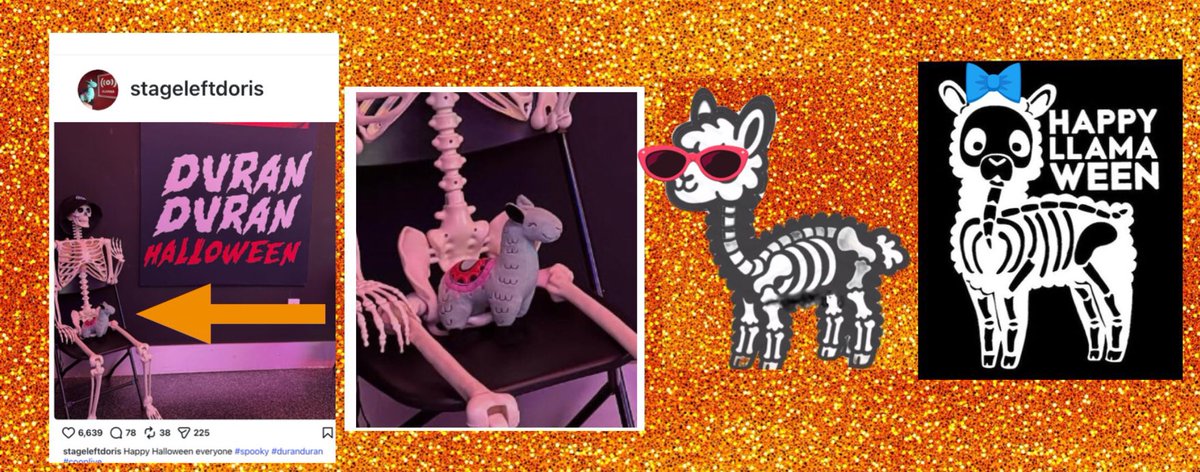 larrytsjwaffle's tweet photo. Reposting because
โโโ-๐ WE HERD๐ FROM DORIS!! ๐โโโ
#StageLeftDoris hanging out with a ๐ at DuranDuran show.
. ๐ฆด๐ ๐ ๐๐ฆด
๐ฆ๐Happy Llamaween, Disco Queen! ๐ชฉ๐ฆ
#NewWaveLlama
#HungryLikeTheLlama
#AlpacaSnackForTheDuranDuranShow https://t.co/2QliFHKVny