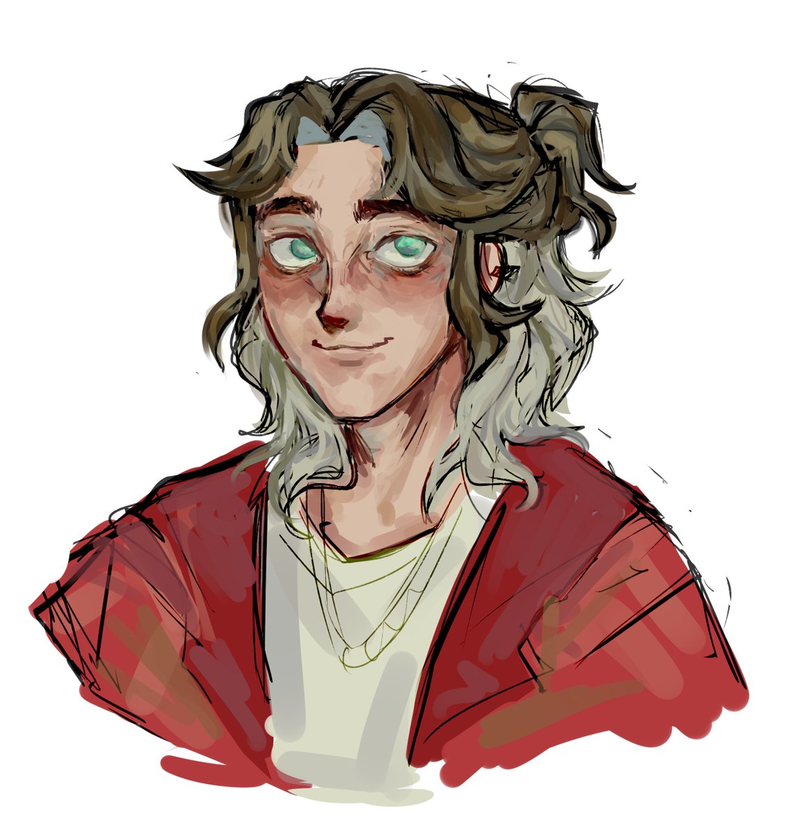 Sad he didn't had facil hair but here is a practice with my shaylaa;;;; AIDEN BROOKS I MISSED YOU 
#disventurecamp #dctwt