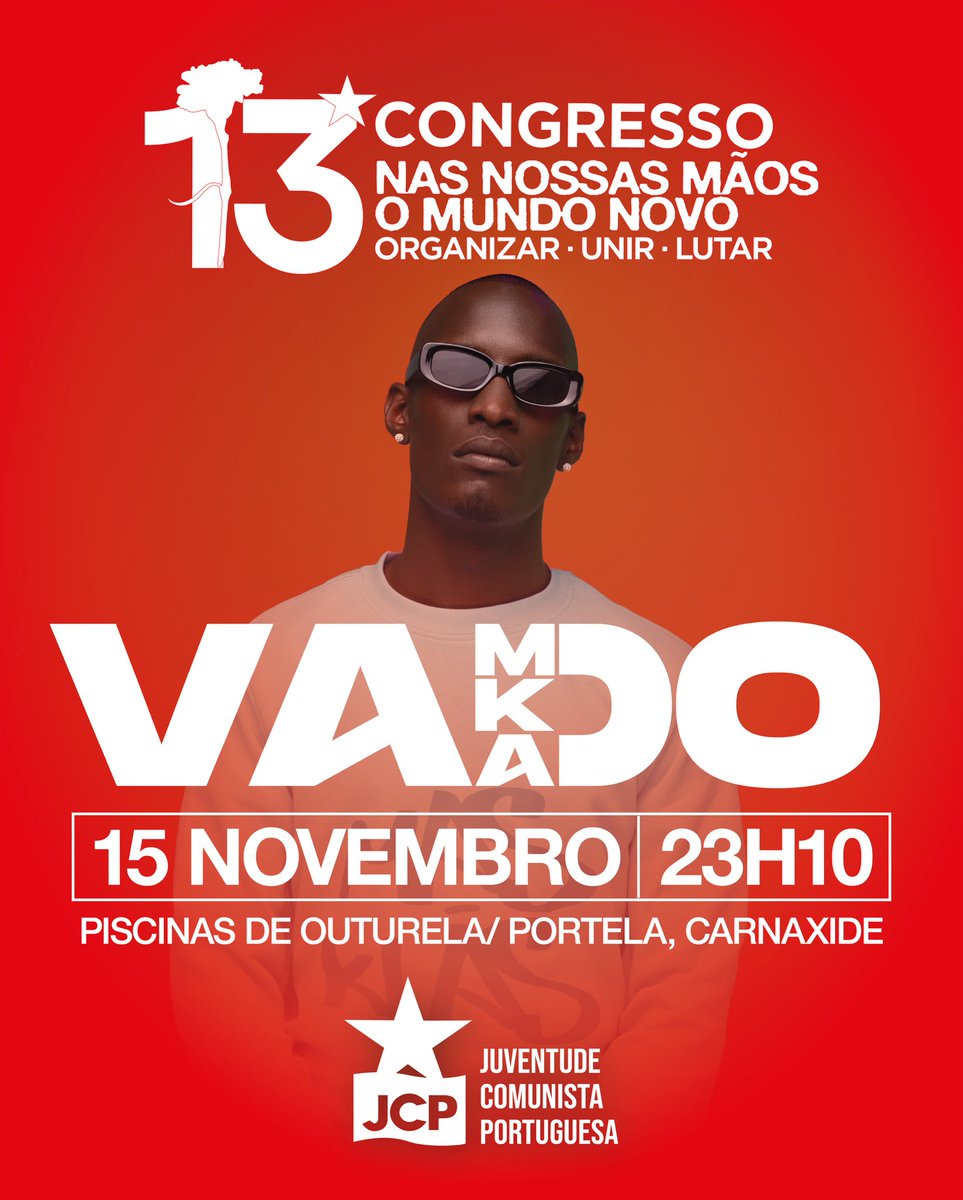 Com uma enorme ligação à realidade e à juventude e dela profundamente inspirados, são artistas da Festa da Juventude, Real Guns e Vado Más Ki Às. 

Dia 15 contamos contigo! Luta connosco! Vem e traz um amigo!