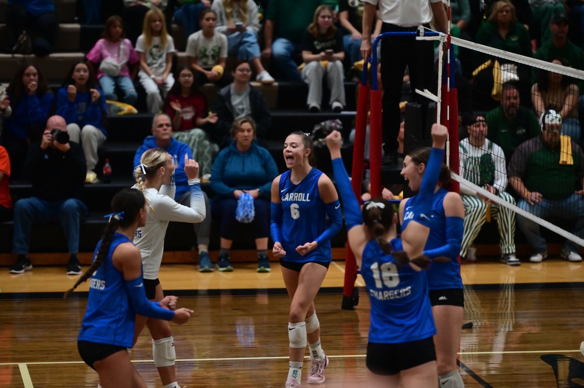 IndianaPreps's tweet photo. Carroll outlasts Westfield in a 3-2 match to advance to the finals against Crown Point! https://t.co/dPUepUjwpS