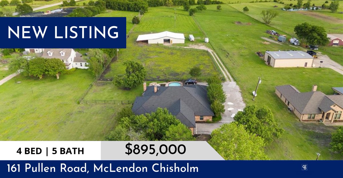 dhcb's tweet image. 📍 New Listing 📍 Take a look at this fantastic new property that just hit the market located at 161 Pullen Road in Mclendon Chisholm. Reach out here or at (214) 535-7858 for more information!

Listed by Lisa Henry-Weaver

Debbie H... dholland.cbapex.com/showcase/161-p…