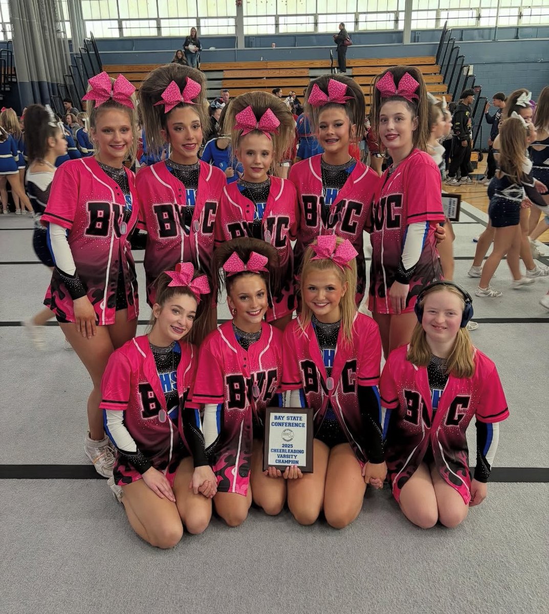 BraintreeWamps's tweet photo. Congratulations to our cheer team for winning BSC Championship today! 🏆 https://t.co/kMzx83de3z
