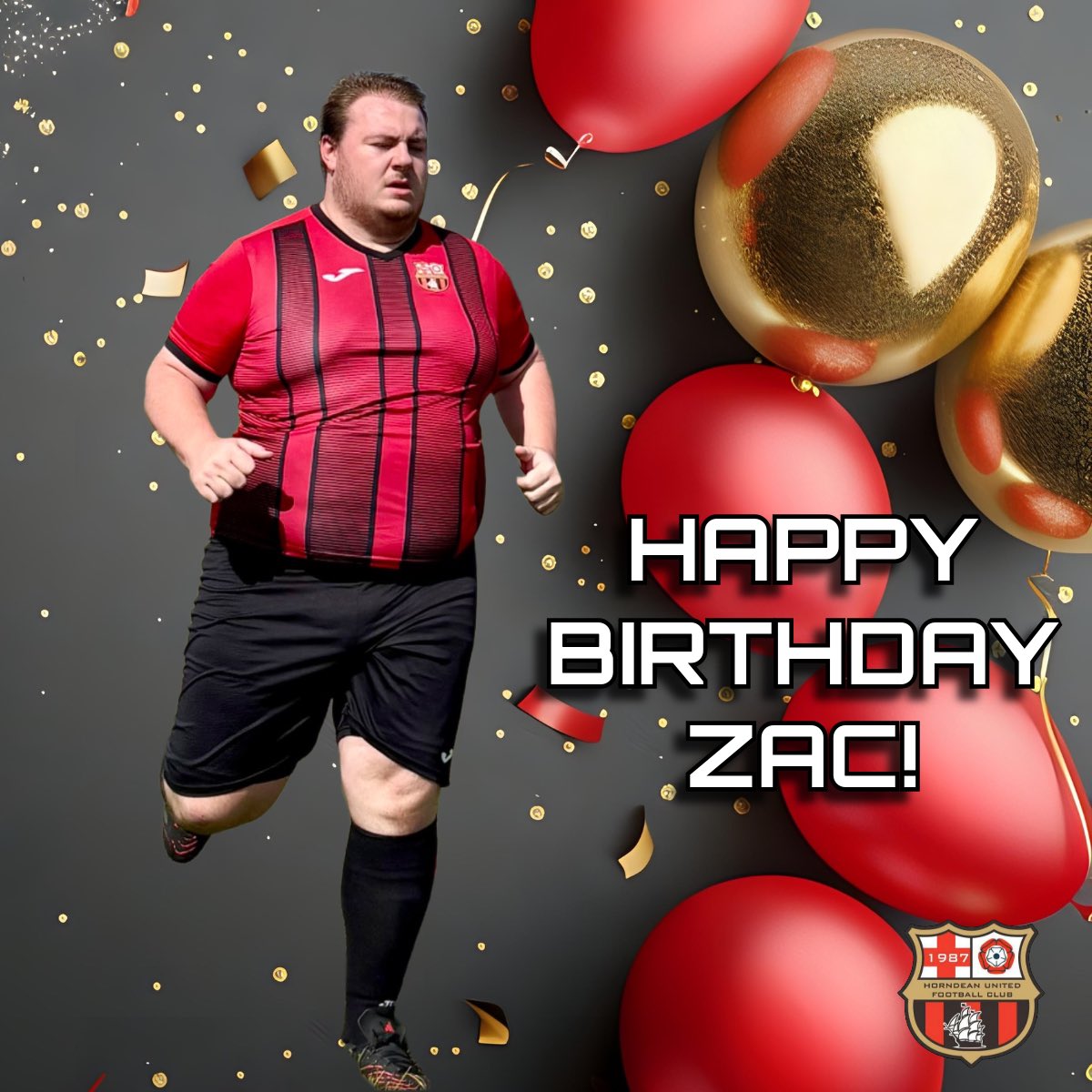 🔴⚫️ HAPPY BIRTHDAY ZAC ⚫️🔴

Everyone at Horndean would like to wish Zac a very Happy Birthday!

Enjoy your celebrations🎉🍺🎈

#upthedeans  #happybirthday