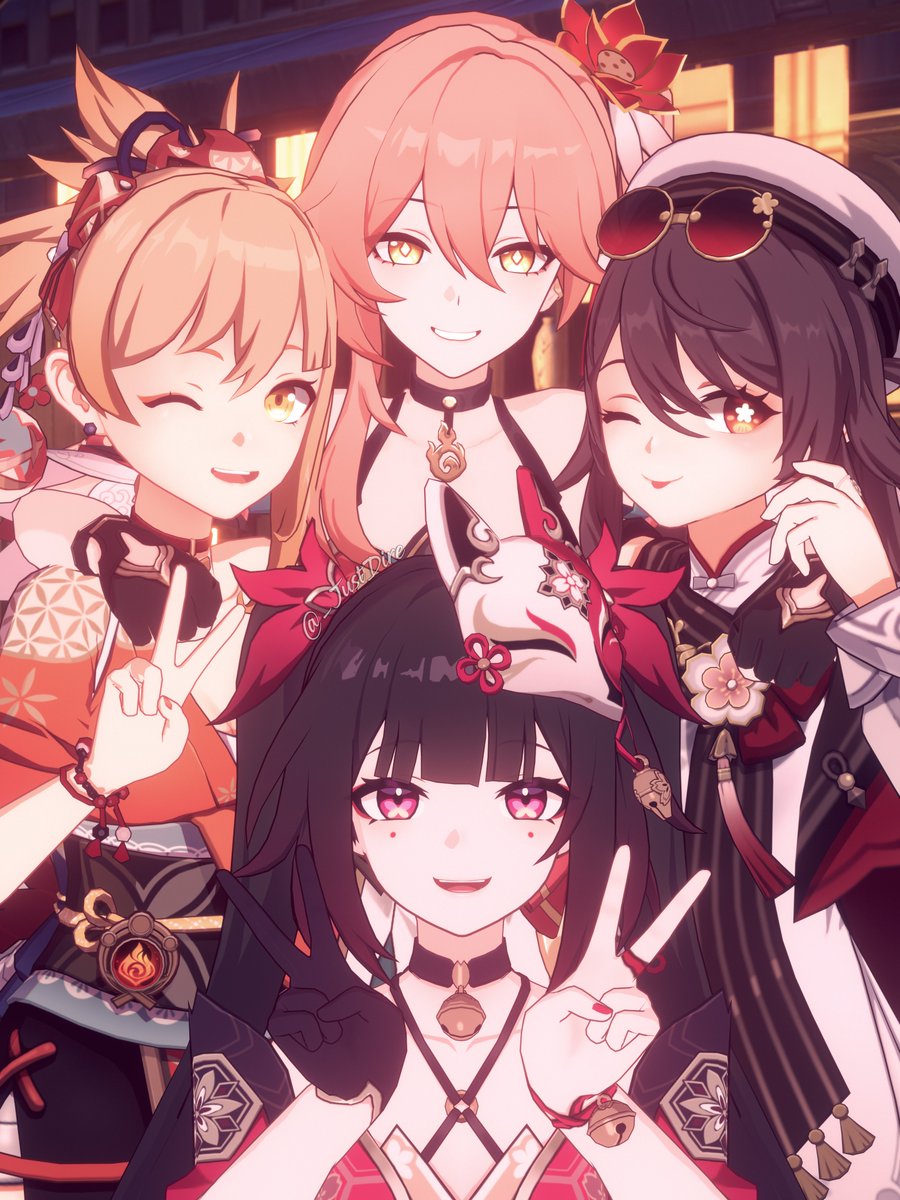 🎇🔥👻🎭
#yoimiya #guinaifen #hutao #sparkle #原神 #スターレイル