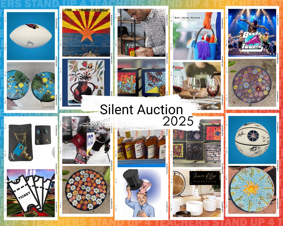 Only 5 DAYS left to score something amazing at the Stand Up 4 Teachers Silent Auction!!

From sports tickets and exclusive memorabilia to handmade art, custom jewelry, and wellness services — there’s something for everyone! Every bid supports our mission!

tucsonvaluesteachers.org/go/su4t2025auc…