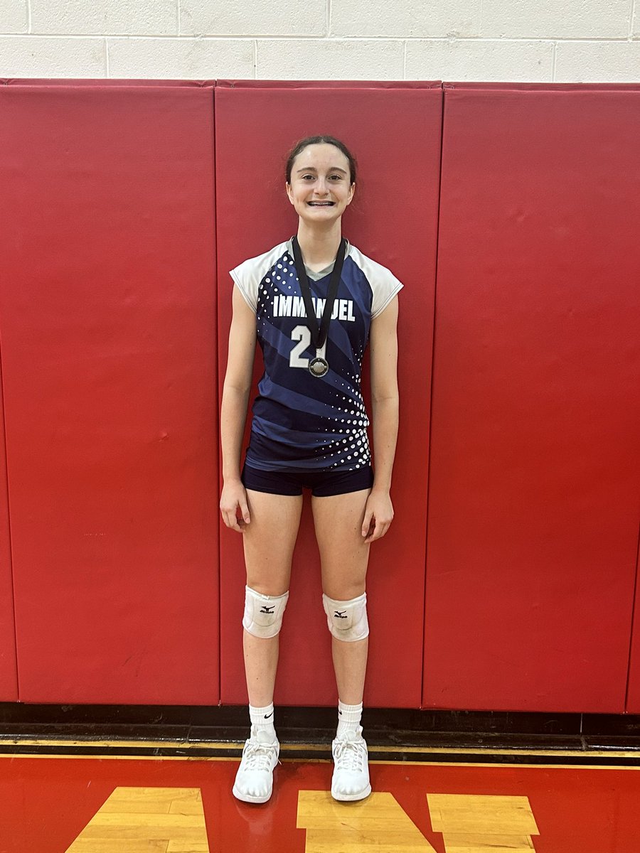So blessed to be selected for the 2025 Michigan Lutheran State Volleyball Championship All-Tournament Team today!

Last volleyball tournament of 8th grade. I had so much fun playing with my friends and teammates this season! And thanks to my coaches!!
<a href="/mikemillsnc/">Mike Mills WBB College Recruiting</a> 
<a href="/amber__deane/">Amber Deane</a>